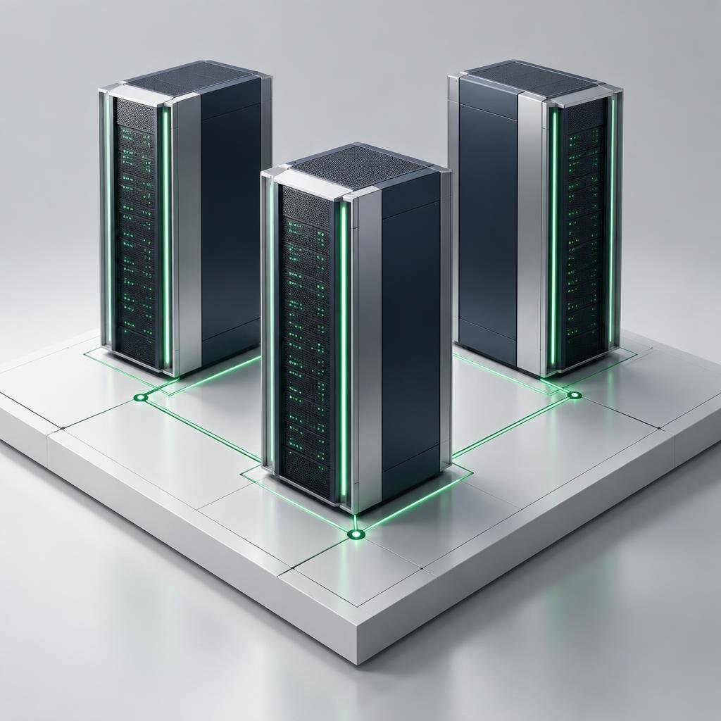 Secure connected cloud servers